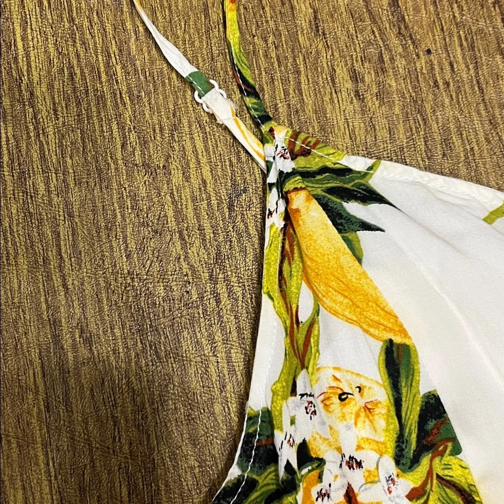 PatPat Lemon Print Dress - White and Yellow - Picture 2 of 5